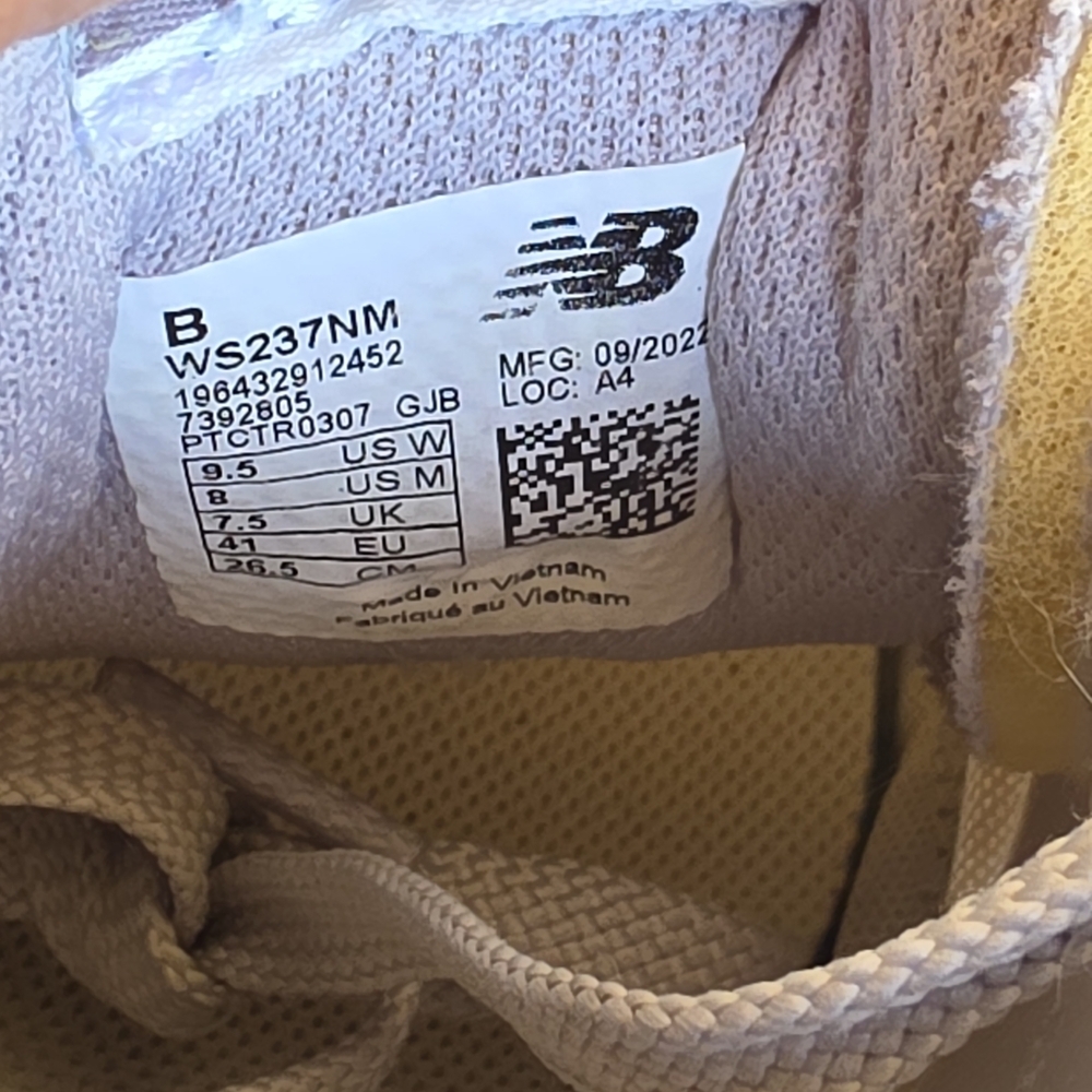 NEW BALANCE 237 V1 (MS237GE)      Sz 9.5B Woman Sneakers - Picture 9 of 11